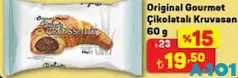 ORİGİNAL GOURMET ÇİKOLATALI KRUVASAN 60 G ORİGİNAL GOURMET ÇİKOLATALI KRUVASAN 60 G